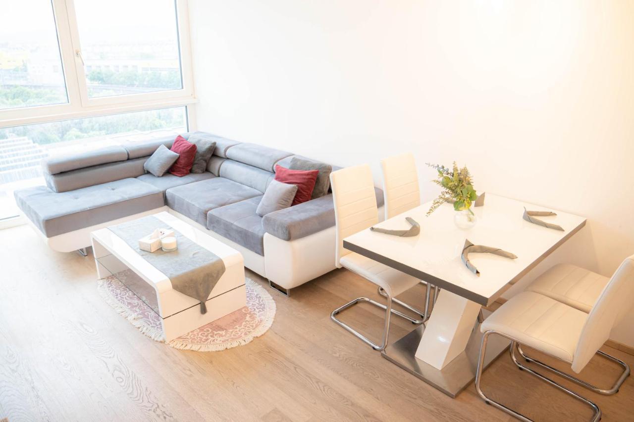 Ferienwohnung Restify10 - Skyline View - Fitness - Garge - Modern Wien Exterior foto